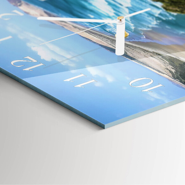 Square wall clock Coast