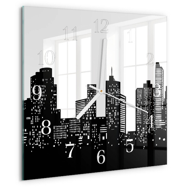 Square wall clock Buildings
