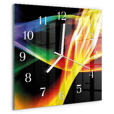 Square wall clock Abstraction