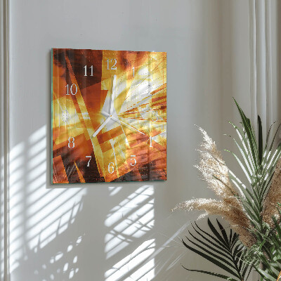Square wall clock Abstraction