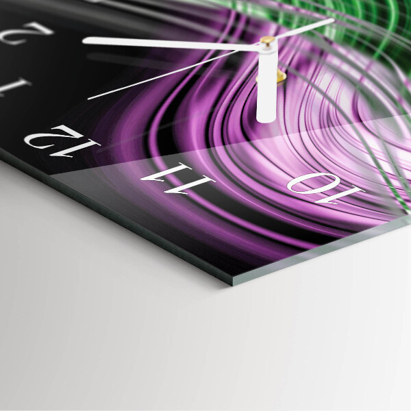 Square wall clock Abstract Art
