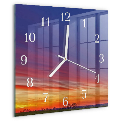 Square wall clock Field