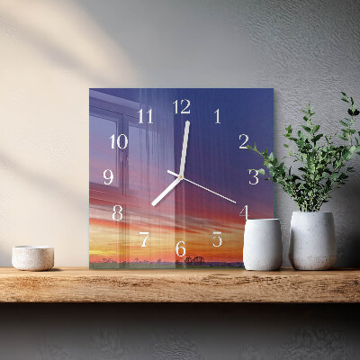 Square wall clock Field