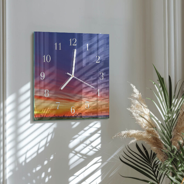 Square wall clock Field