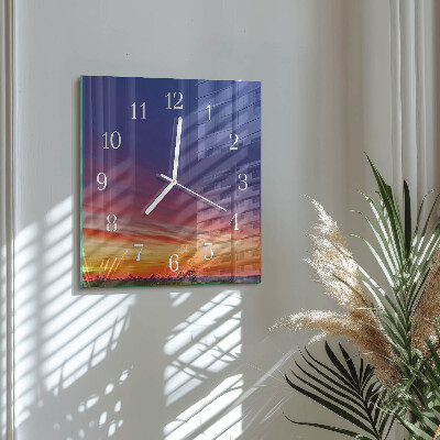 Square wall clock Field