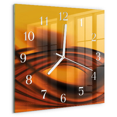 Square wall clock Abstraction