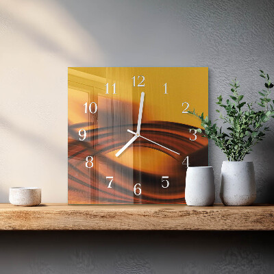 Square wall clock Abstraction