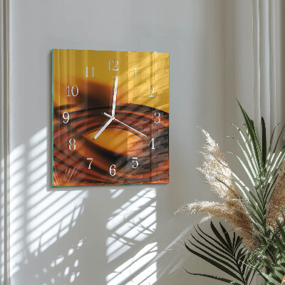 Square wall clock Abstraction