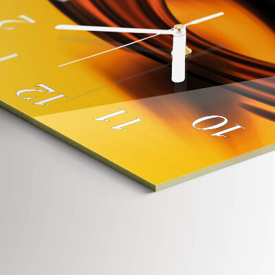 Square wall clock Abstraction