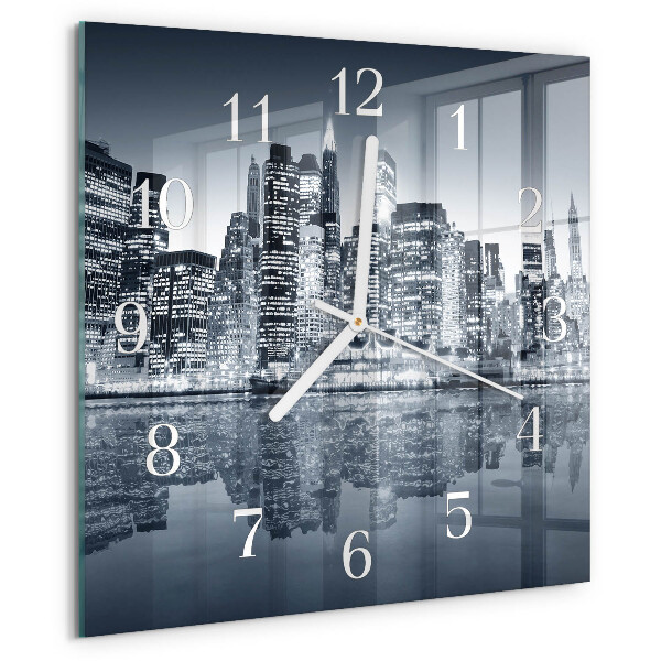 Square wall clock Horizon