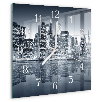 Square wall clock Horizon