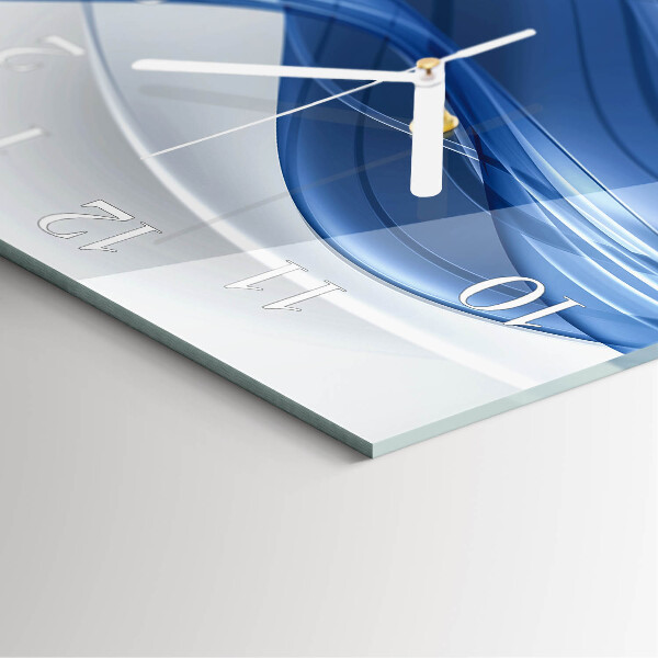Square wall clock Abstract Lines