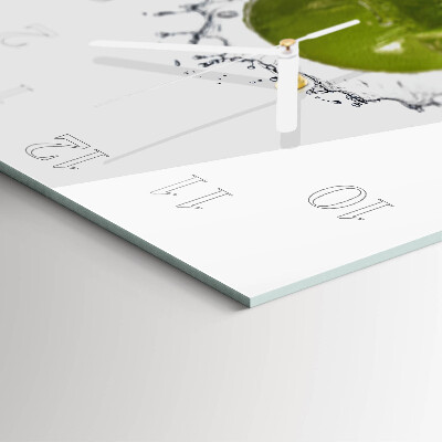 Square wall clock Limewater