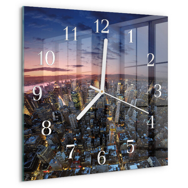 Square wall clock Horizon