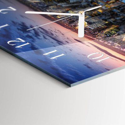 Square wall clock Horizon