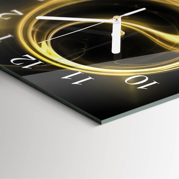 Square wall clock Abstraction Circle
