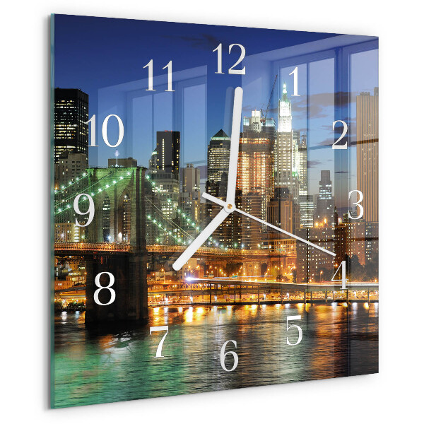 Square wall clock Horizon