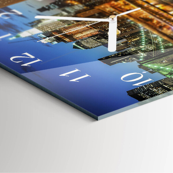 Square wall clock Horizon