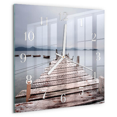 Square wall clock Network