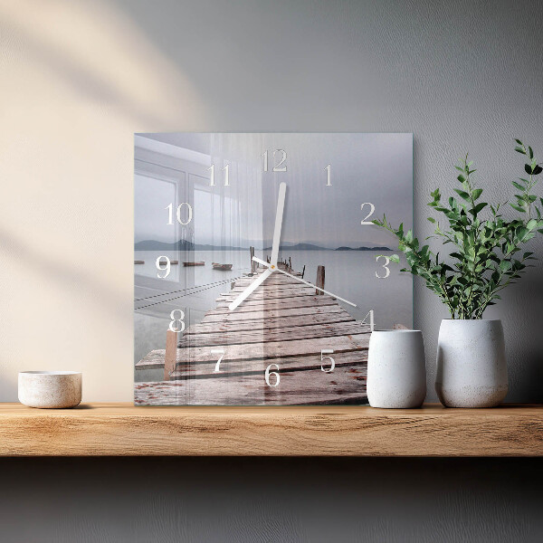 Square wall clock Network