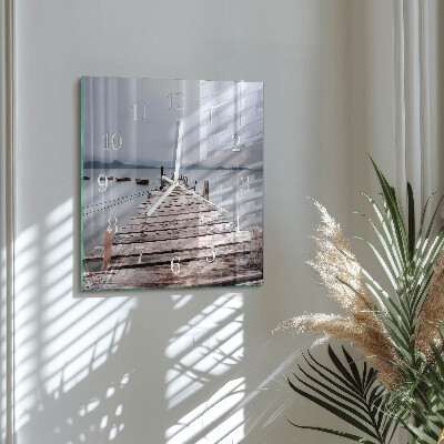 Square wall clock Network