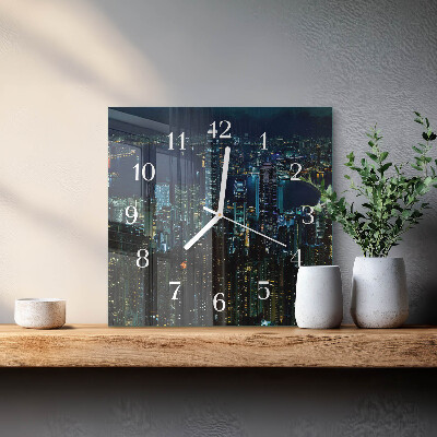 Square wall clock Horizon