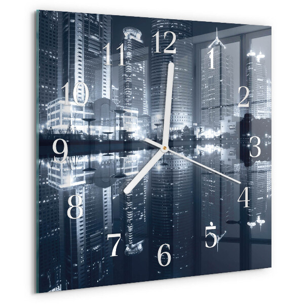 Square wall clock Horizon