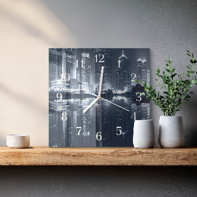 Square wall clock Horizon