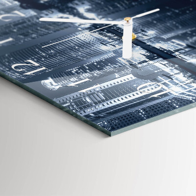 Square wall clock Horizon