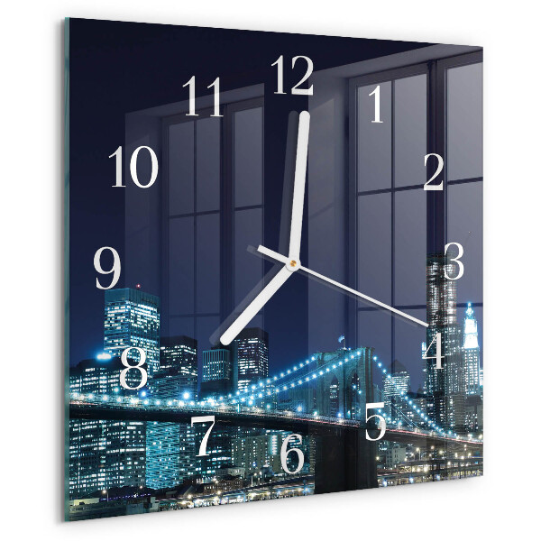 Square wall clock Horizon
