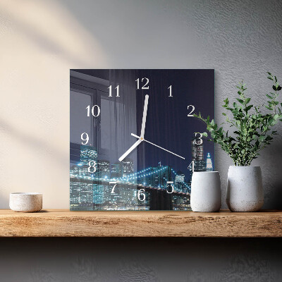 Square wall clock Horizon