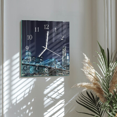 Square wall clock Horizon
