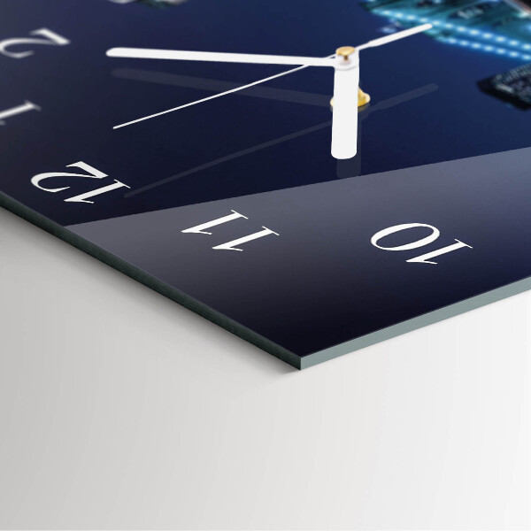 Square wall clock Horizon