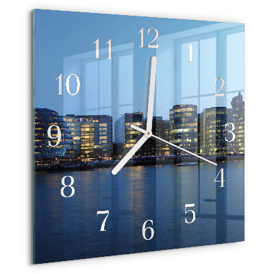 Square wall clock Horizon
