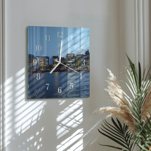 Square wall clock Horizon