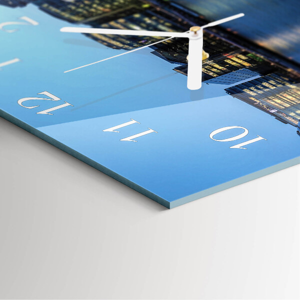 Square wall clock Horizon
