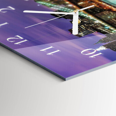 Square wall clock Horizon Bridge