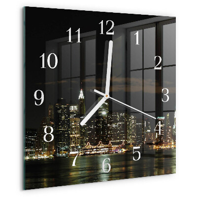 Square wall clock Horizon