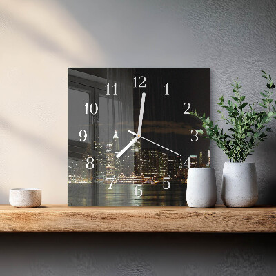 Square wall clock Horizon