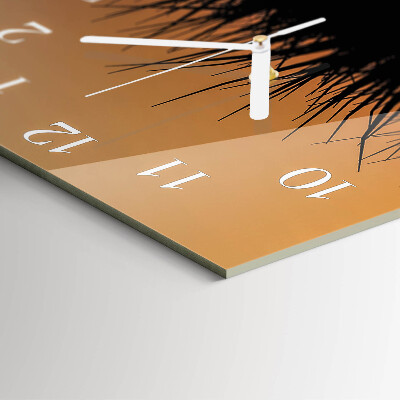 Square wall clock Grass