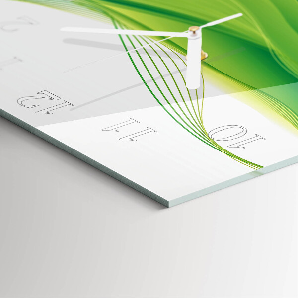 Square wall clock Abstract Lines