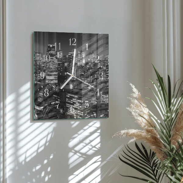 Square wall clock Horizon
