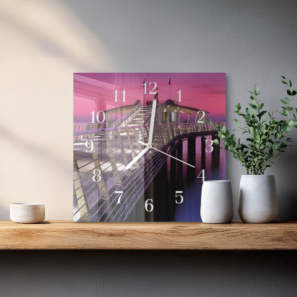 Square wall clock Pier