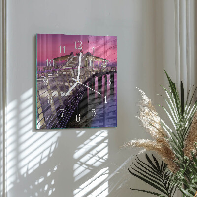 Square wall clock Pier