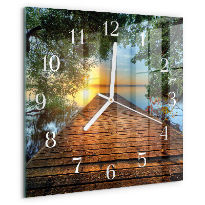 Square wall clock Network