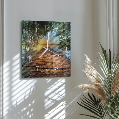 Square wall clock Network