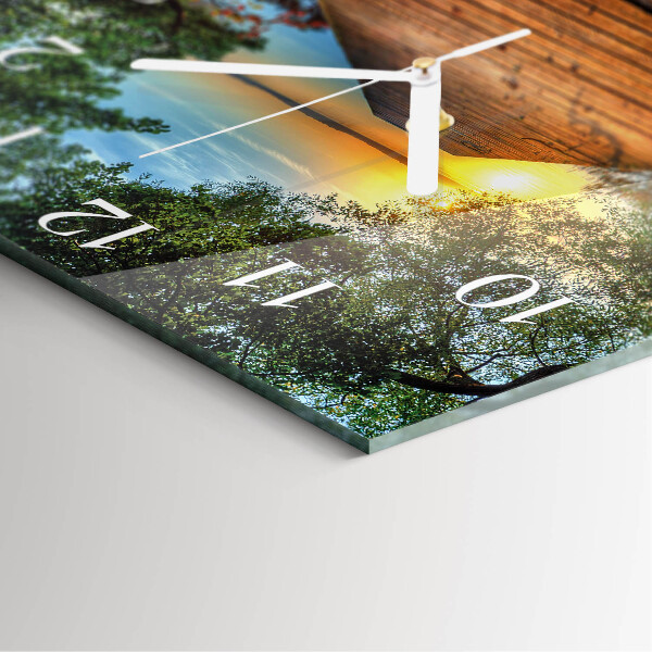 Square wall clock Network