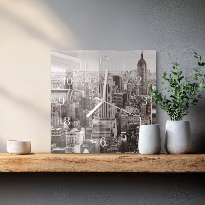 Square wall clock Horizon