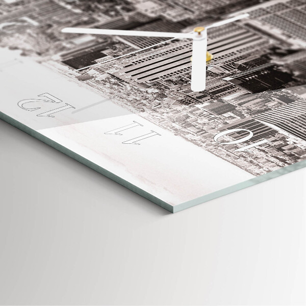 Square wall clock Horizon