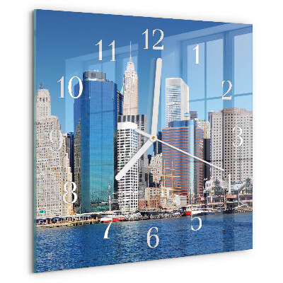 Square wall clock Horizon